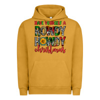 Pigment Peanut Butter have yourself a rowdy howdy christmas Urban Hoodie - FaDigitalArtStudio
