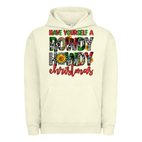 Pigment Pistachio have yourself a rowdy howdy christmas Urban Hoodie - FaDigitalArtStudio