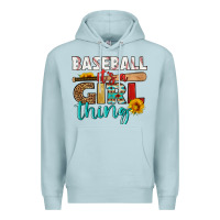 Blue Mist baseball it's a girl thing Premium Hoodie - HRA Design Shop