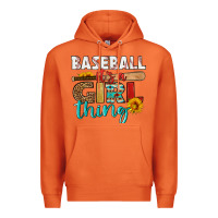 Carrot baseball it's a girl thing Premium Hoodie - HRA Design Shop