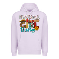 Lilac baseball it's a girl thing Premium Hoodie - HRA Design Shop