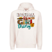 Pale Pink baseball it's a girl thing Premium Hoodie - HRA Design Shop