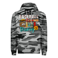 Slate Camo baseball it's a girl thing Premium Hoodie - HRA Design Shop