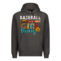 Smoke baseball it's a girl thing Premium Hoodie - HRA Design Shop