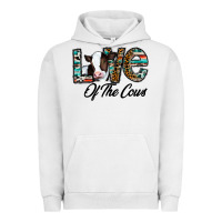 Pigment Lunar Rock love of the cows Urban Hoodie - CowhideDigitalArt