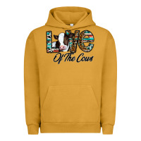 Pigment Peanut Butter love of the cows Urban Hoodie - CowhideDigitalArt