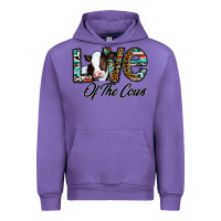 Tulip love of the cows Urban Hoodie - CowhideDigitalArt