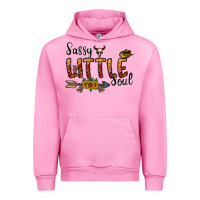 Fuchsia Pink sassy little soul Urban Hoodie - CowhideDigitalArt
