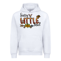 White sassy little soul Urban Hoodie - CowhideDigitalArt