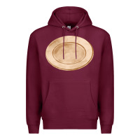 Burgundy plate fa element Premium Hoodie - FaDigitalArtStudio