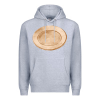 Heather Grey plate fa element Premium Hoodie - FaDigitalArtStudio