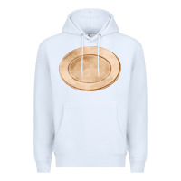 White plate fa element Premium Hoodie - FaDigitalArtStudio