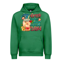 Emerald drink in my hand toes in the sand Urban Hoodie - HRA Design Shop