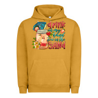 Pigment Peanut Butter drink in my hand toes in the sand Urban Hoodie - HRA Design Shop