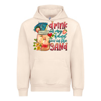 Sandshell drink in my hand toes in the sand Urban Hoodie - HRA Design Shop