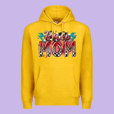 Race Mom Premium Hoodie Designed By Racoondesign