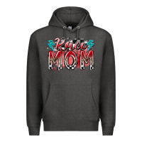 Charcoal Heather race mom Premium Hoodie - RacoonDesign