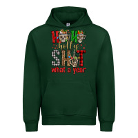Foreset Green ho ho holly shit what a year Urban Hoodie - FaDigitalArtStudio