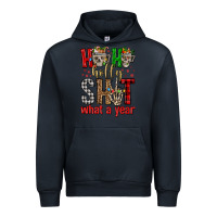 Navy ho ho holly shit what a year Urban Hoodie - FaDigitalArtStudio