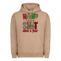 Pigment Burro ho ho holly shit what a year Urban Hoodie - FaDigitalArtStudio