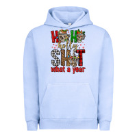 Pigment Grape Ice ho ho holly shit what a year Urban Hoodie - FaDigitalArtStudio