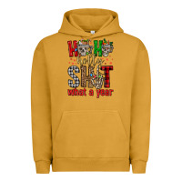 Pigment Peanut Butter ho ho holly shit what a year Urban Hoodie - FaDigitalArtStudio