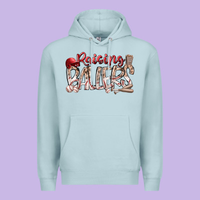 Raising Ballers Premium Hoodie Designed By Racoondesign