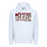White Raising Ballers Premium Hoodie - RacoonDesign