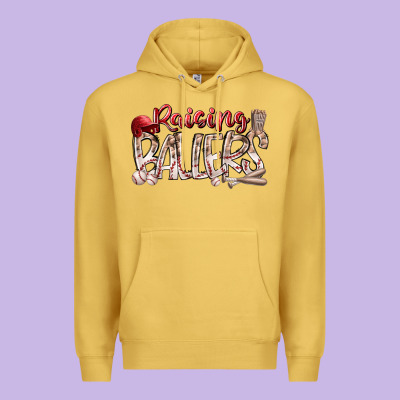 Raising Ballers Premium Hoodie Designed By Racoondesign
