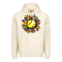 Tofu softball sunflower Premium Hoodie - HRA Design Shop