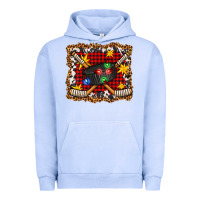 Pigment Grape Ice hockey christmas with lights and stars Urban Hoodie - FaDigitalArtStudio