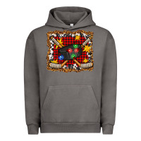 Pigment Tornado hockey christmas with lights and stars Urban Hoodie - FaDigitalArtStudio