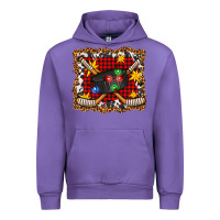 Tulip hockey christmas with lights and stars Urban Hoodie - FaDigitalArtStudio