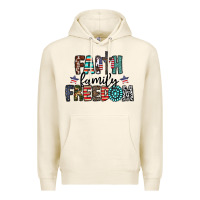 Tofu faith family freedom Premium Hoodie - CowhideDigitalArt