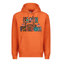 Carrot faith family freedom Premium Hoodie - CowhideDigitalArt