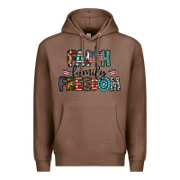 Chestnut faith family freedom Premium Hoodie - CowhideDigitalArt