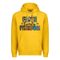 Lemon faith family freedom Premium Hoodie - CowhideDigitalArt