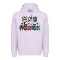 Faith Family Freedom Premium Hoodie | Teevron