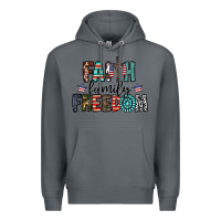 Rock faith family freedom Premium Hoodie - CowhideDigitalArt