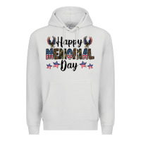Dove Grey happy memorial day Premium Hoodie - CowhideDigitalArt