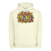 Pigment Pistachio girl mama Urban Hoodie - RacoonDesign