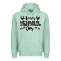 Seafoam happy memorial day Premium Hoodie - CowhideDigitalArt