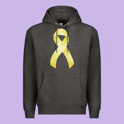 Sarcoma Or Bone Cancer Ribbon Premium Hoodie Designed By Fadigitalartstudio