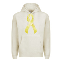 Oatmeal Heather sarcoma or bone cancer ribbon Premium Hoodie - FaDigitalArtStudio