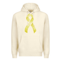 Sandshell sarcoma or bone cancer ribbon Premium Hoodie - FaDigitalArtStudio