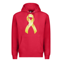 Cardinal sarcoma or bone cancer ribbon Premium Hoodie - FaDigitalArtStudio