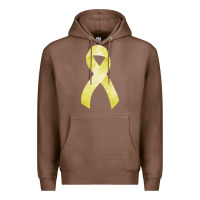 Chestnut sarcoma or bone cancer ribbon Premium Hoodie - FaDigitalArtStudio