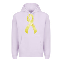 Lilac sarcoma or bone cancer ribbon Premium Hoodie - FaDigitalArtStudio