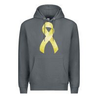 Rock sarcoma or bone cancer ribbon Premium Hoodie - FaDigitalArtStudio