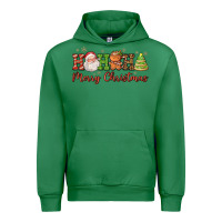 Emerald hohoho merry christmas santa coffee cup tree cooki Urban Hoodie - FaDigitalArtStudio